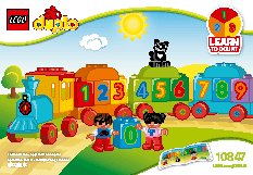 LEGO DUPLO 10847 Поезд Считай и играй