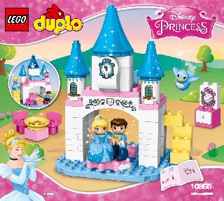 LEGO DUPLO 10855 Волшебный замок Золушки