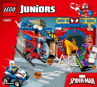 LEGO Juniors 10687 Убежище Человека-паука