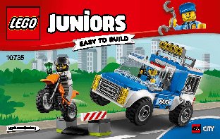 LEGO Juniors 10735 Погоня на полицейском грузовике