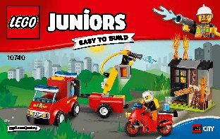 LEGO Juniors 10740 Чемоданчик Пожарная команда