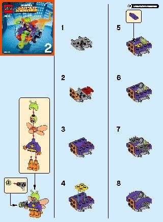 LEGO Super Heroes 76069 Mighty Micros: Бэтмен против Мотылька-убийцы