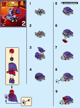 LEGO Super Heroes 76073 Mighty Micros: Росомаха против Магнето