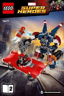 LEGO Super Heroes 76077 Железный человек: Стальной Детройт наносит удар