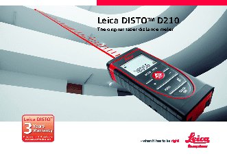 LEICA DISTO D210