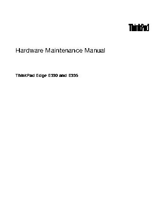 LENOVO ThinkPad Edge E330