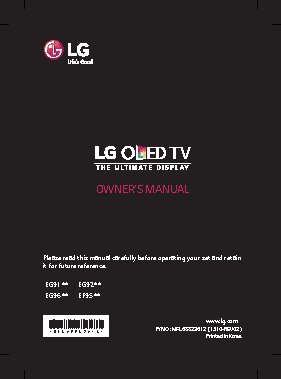 LG 55EG910V