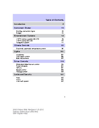 LINCOLN Aviator (2003)