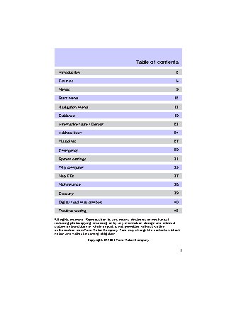 LINCOLN Blackwood (2002) Navigation System