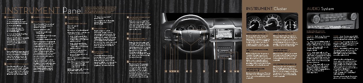 LINCOLN MKZ (2012) QRG