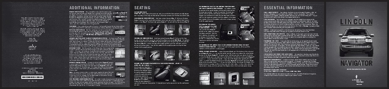 LINCOLN Navigator (2008) QRG