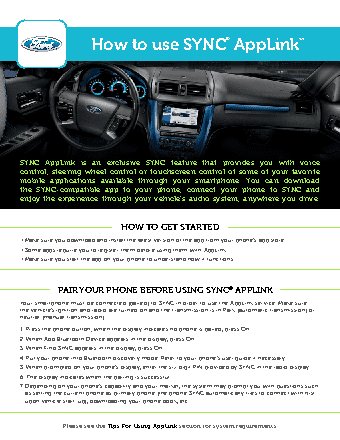 LINCOLN Navigator L (2013) SYNC