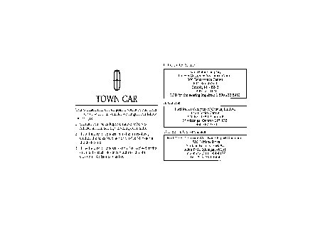 LINCOLN Town Car (1997)