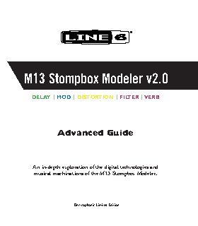 LINE 6 M13 Stompbox Modeler
