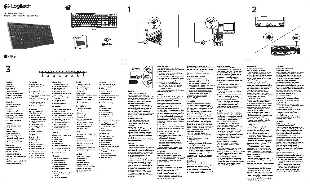 LOGITECH Wireless Keyboard K270 USB (920-003757)
