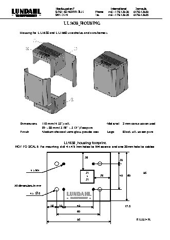 LUNDAHL 1638 housing