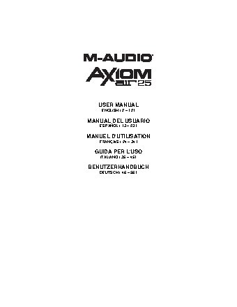M-AUDIO Axiom AIR 25