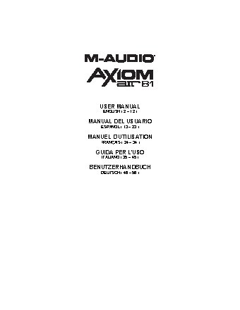 M-AUDIO Axiom AIR 61