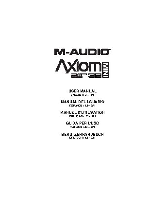 M-AUDIO Axiom AIR Mini 32