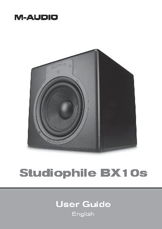 M-AUDIO BX10s