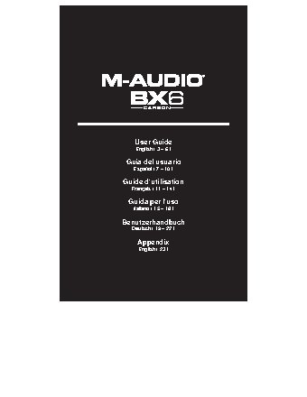 M-AUDIO BX6 Carbon