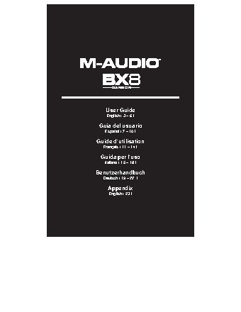 M-AUDIO BX8 Carbon