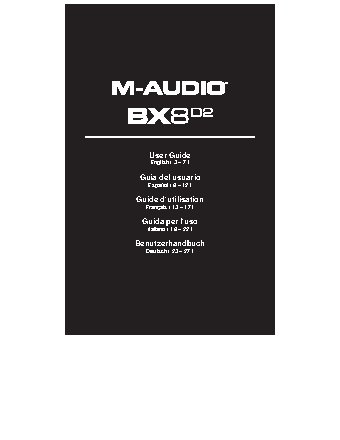 M-AUDIO BX8 D2