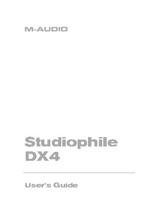 M-AUDIO DX4
