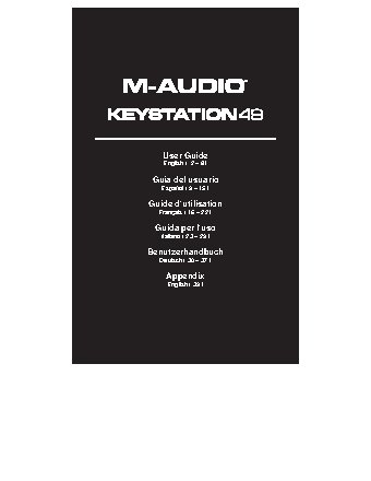 M-AUDIO Keystation 49 - New