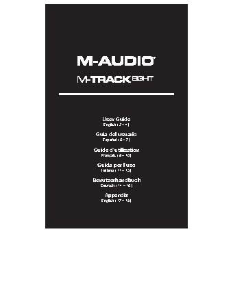 M-AUDIO M-Track Eight