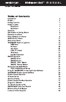 M-AUDIO MIDISPORT 8x8/s