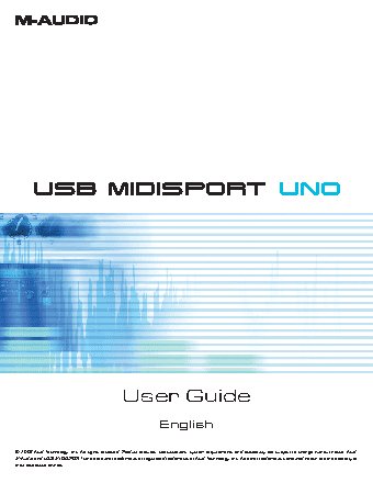 M-AUDIO MIDISPORT Uno USB