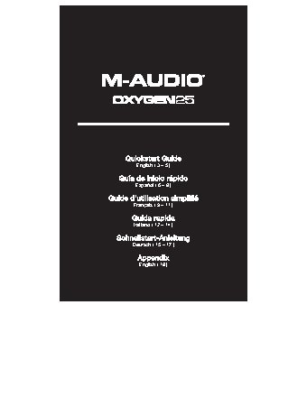 M-AUDIO Oxygen 25 - New