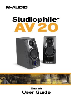 M-AUDIO Studiophile AV 20