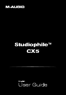 M-AUDIO Studiophile CX5