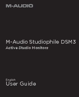 M-AUDIO Studiophile DSM3