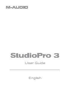 M-AUDIO StudioPro 3