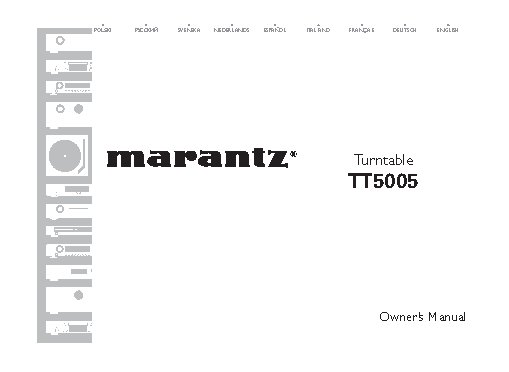 MARANTZ TT5005