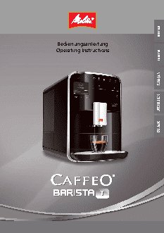 MELITTA Caffeo Barista T F 73/0-101