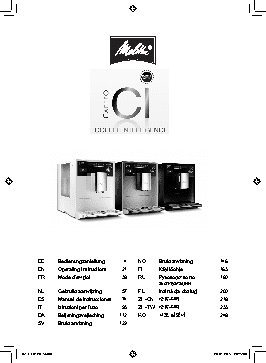 MELITTA Caffeo CI Е 970-102