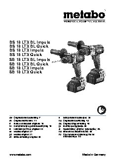 METABO BS 18 LTX Impuls