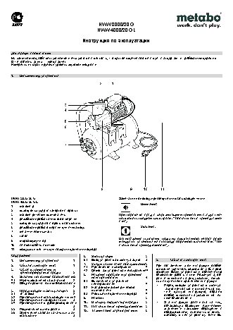 METABO HWW 3000/20 G