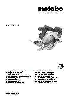 METABO KSA 18 LTX
