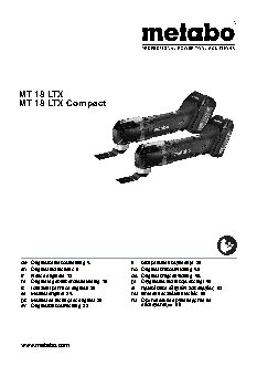 METABO MT 18 LTX COMPACT