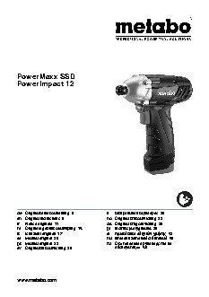 METABO PowerMaxx SSD
