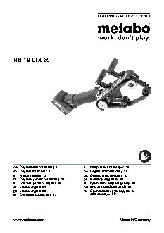 METABO RB 18 LTX 60 Set