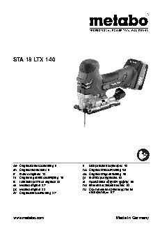 METABO STA 18 LTX 140