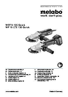 METABO WEF 9-125