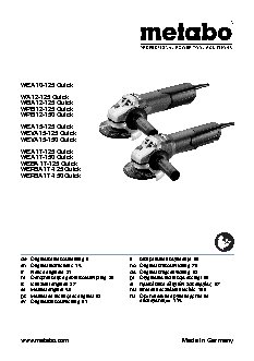METABO WEPBA 17-150 Quick