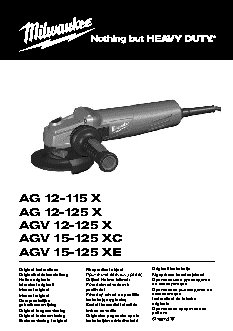 MILWAUKEE AG 12-125 X